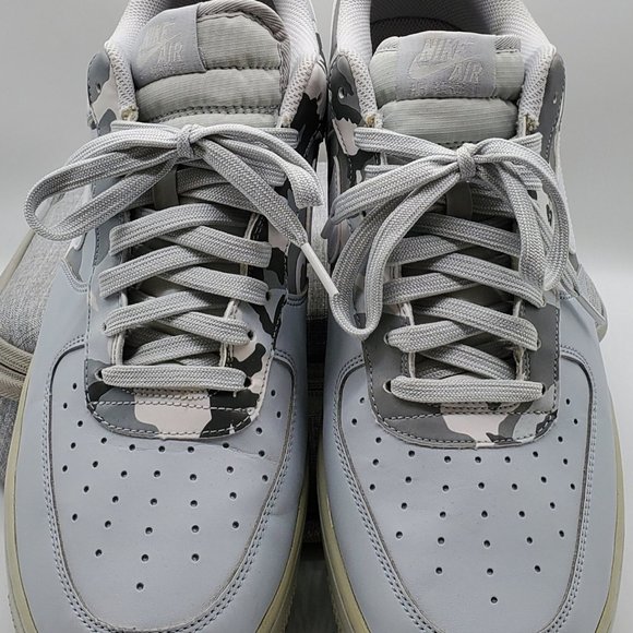 Nike Air Force 1 Winter Camo Platinum Camo Shoes Men's Size 11 823511-009 Rare - Picture 6 of 9